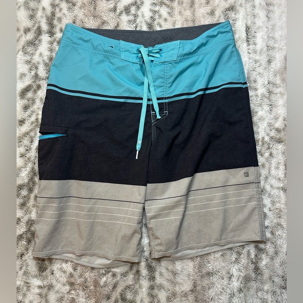 Mirage Stretch Board Shorts Men Striped Missing Tag Bag. Used